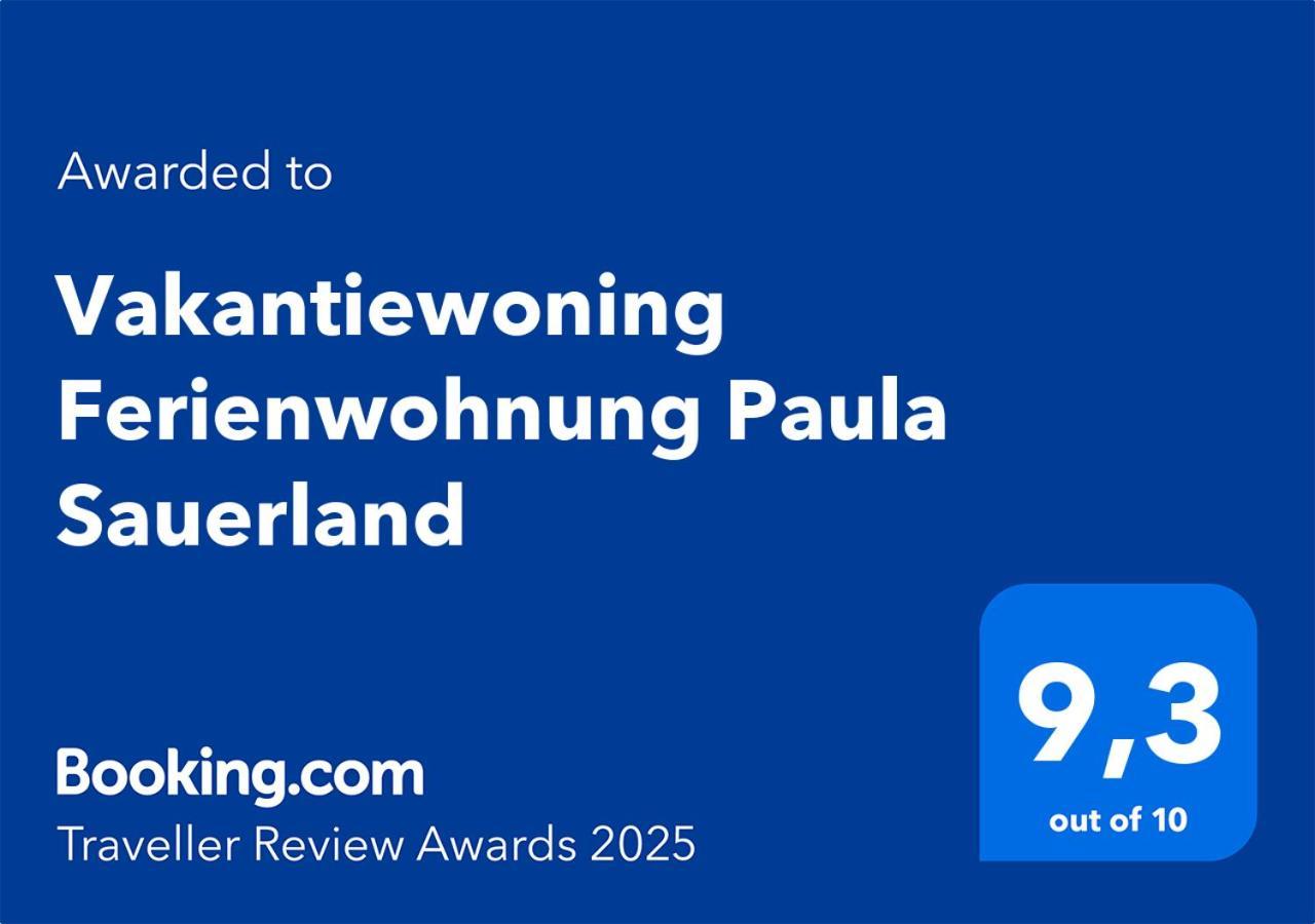 Vakantiewoning Ferienwohnung Paula Sauerland Schmallenberg Exterior photo
